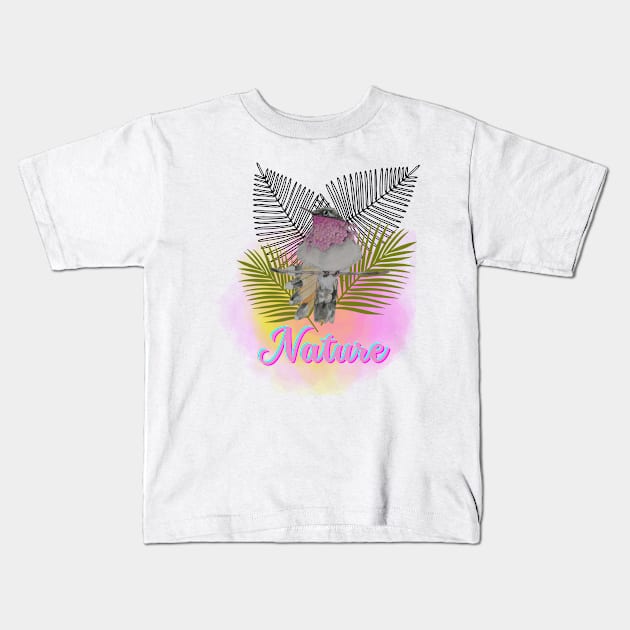 Hummingbird Kids T-Shirt by Prilidiarts